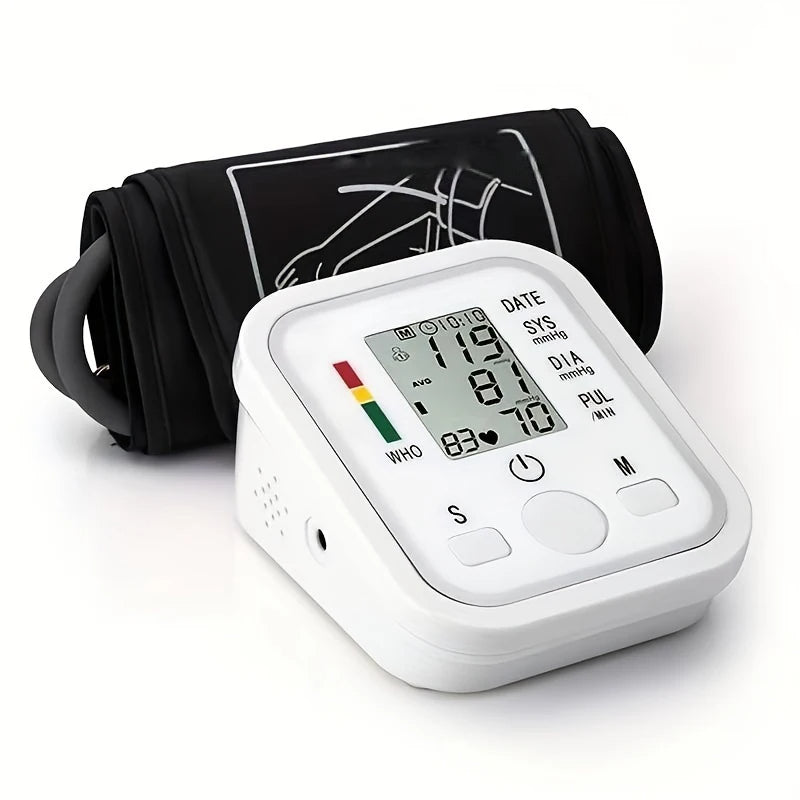 New Blood Pressure Monitor Upper Arm Automatic Tonometer Digital Blood Pressure Meter